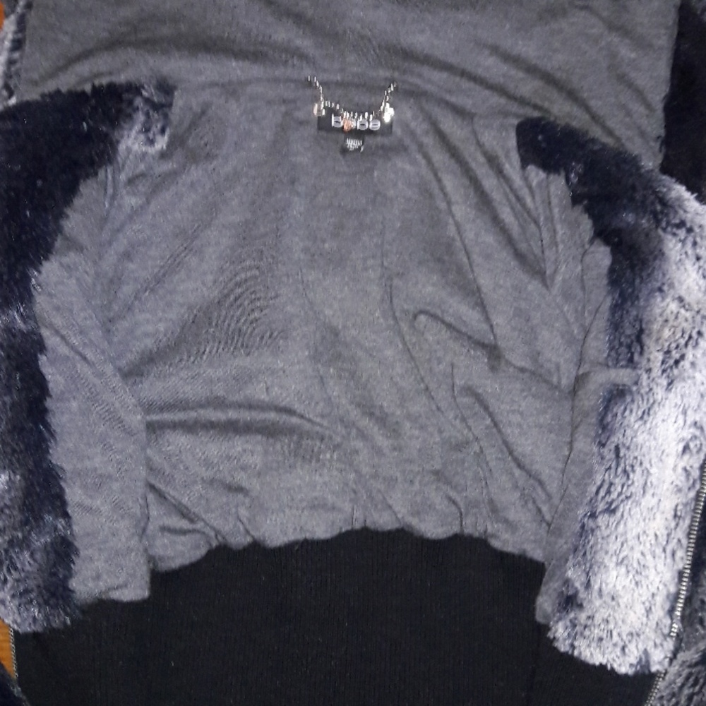 -Gifted-Bebe FAUX Fur Hooded Jacket - Picture 5 of 7